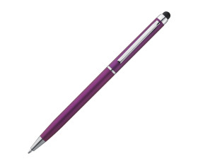 Plastic ball pen with touch function