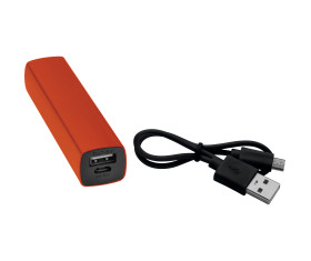 Powerbank 2200 mAh with USB port in a box